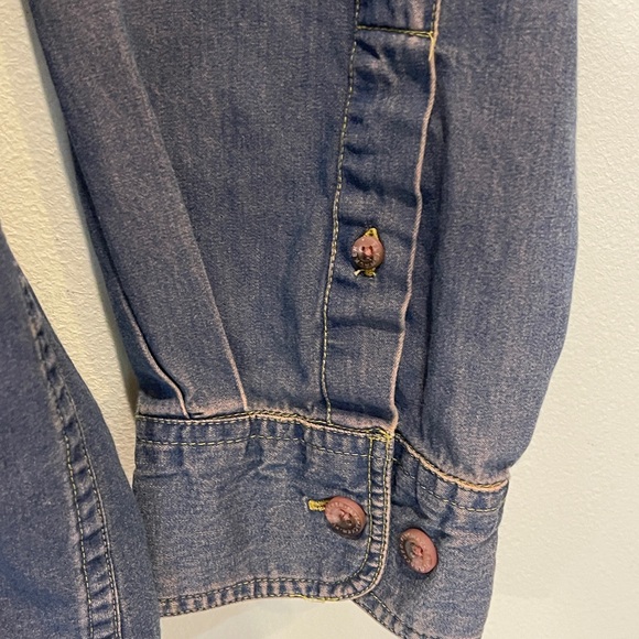 Flyshacker Soft Faded Look Denim Shirt - Picture 4 of 8